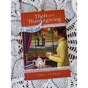 Theft and Thanksgiving Cozy Mystery Book: Secrets of the Blue Hill Library